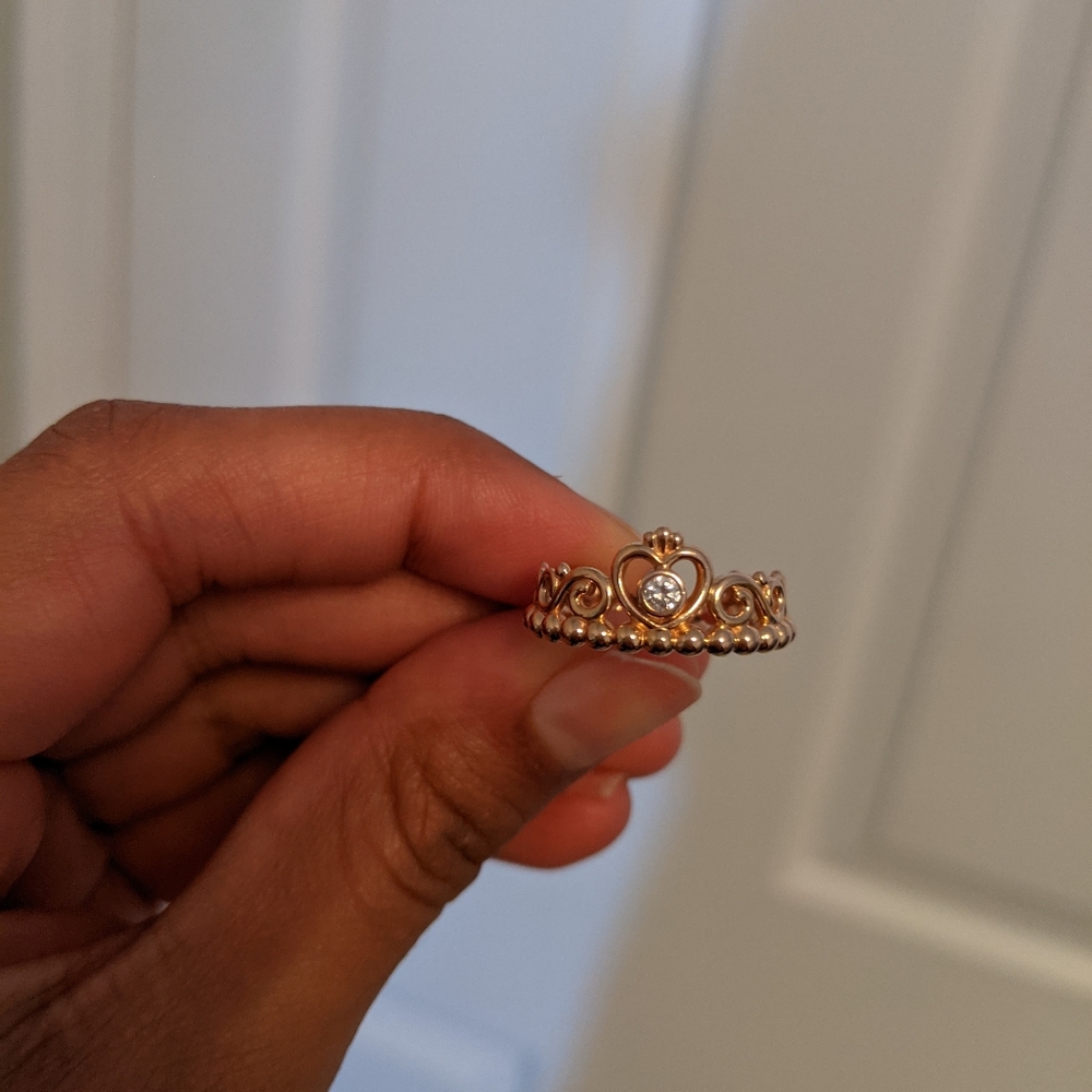 Princess tiara crown ring - Picture 4 of 8